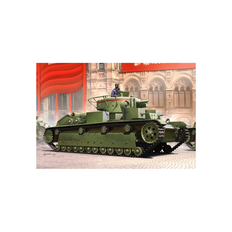 Tanque soviético T-28 (Early). HOBBY BOSS 83851