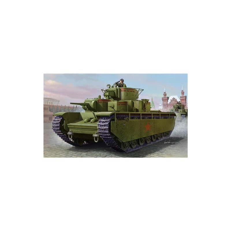 Tanque pesado soviético T-35 (Early). HOBBY BOSS 83841