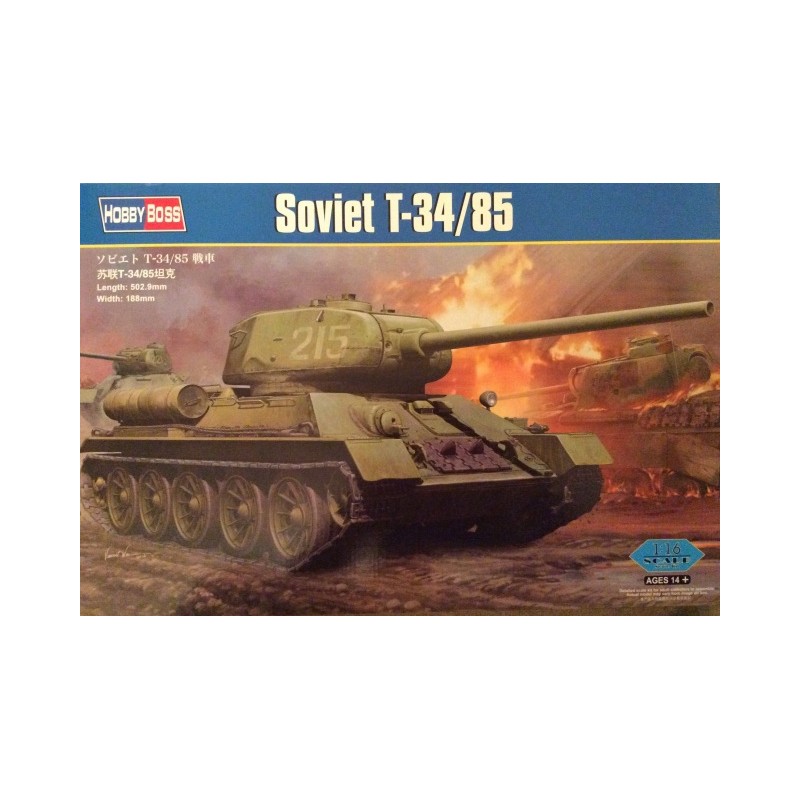 Tanque soviético T-34/85. HOBBY BOSS 82602