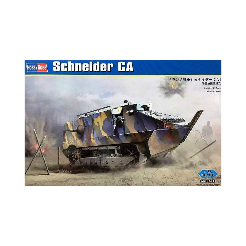 French Schneider CA tank. HOBBY BOSS 83861