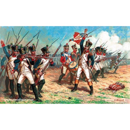 French Line Infantry 1812-1814. ZVEZDA 6802