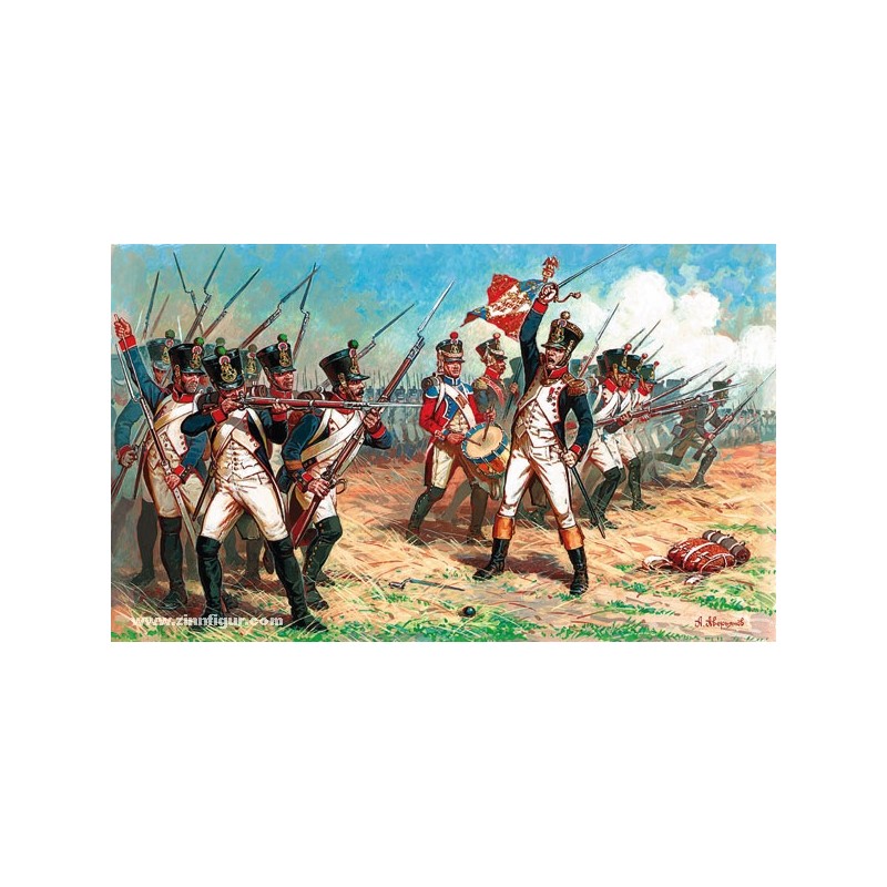 French Line Infantry 1812-1814. ZVEZDA 6802