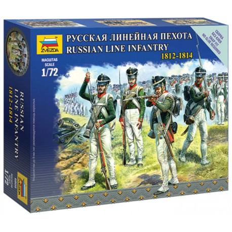 Infantería de línea rusa, 1812-1814. ZVEZDA 6808