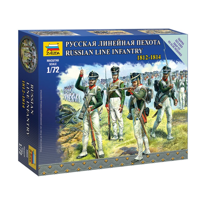 Infantería de línea rusa, 1812-1814. ZVEZDA 6808