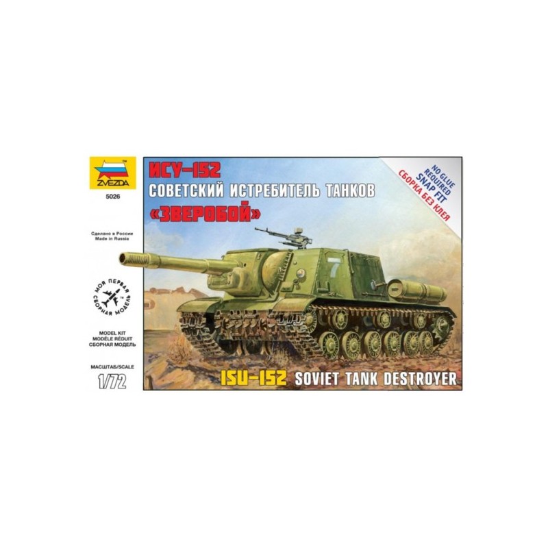 Cañón autopropulsado ISU-152. ZVEZDA 5026