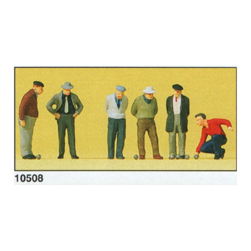 Jugando a la petanca. PREISER 10508