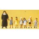 Nun with small children. PREISER 10401