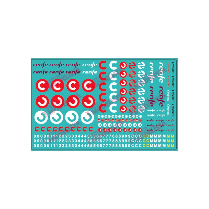 Rotulaciones "RENFE Cercanías". ETM 9021