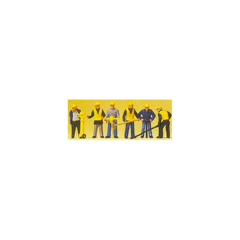 Sewer/road const crew. PREISER 10035