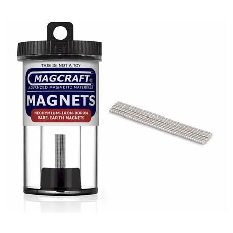 Disc magnets. 1,6 x 0,8 mm (x150). MAGCRAFT NSN0591