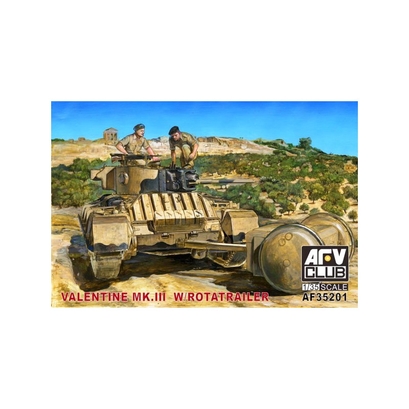 Valentine Mk.III with rotatrailer. AFV CLUB 35201