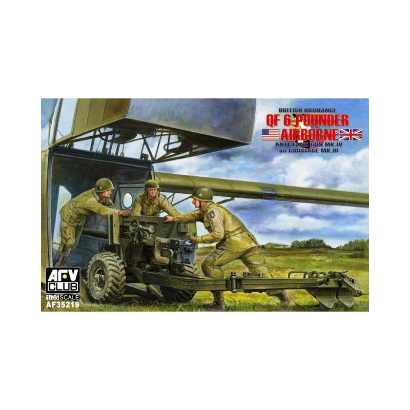 Cañón aerotransportado Ordnance QF- 6. AFV CLUB 35219