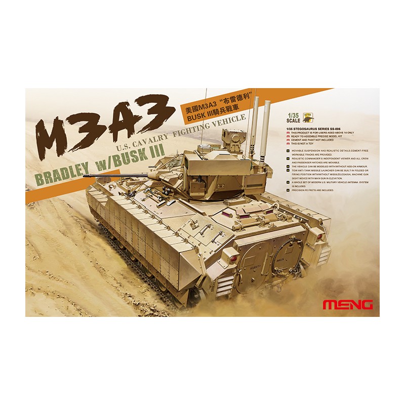 M3A3 Bradley con Busk III. MENG SS-006 M3A3 Bradley con Busk III. MENG SS-006
