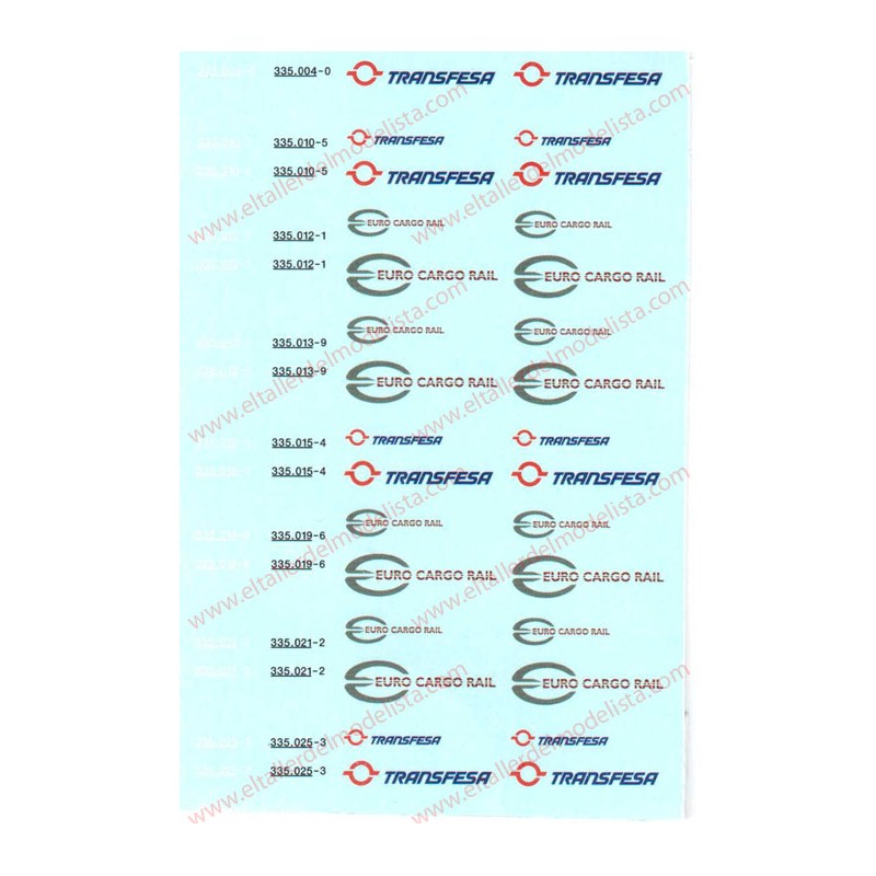 Set de calcas para Euro4000. SUDEXPRESS