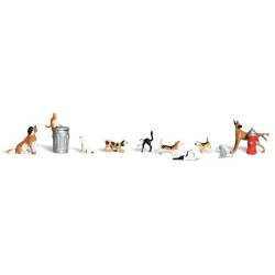 Hunde und Katzen.