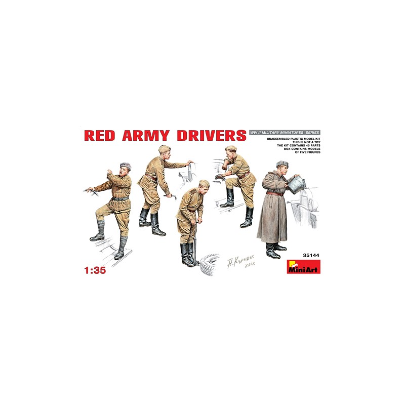 Conductores, Ejército Rojo. MINIART 35144