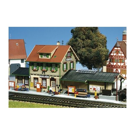 Estación de tren Dettingen. KIBRI 9507