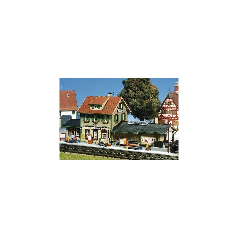 Estación de tren Dettingen. KIBRI 9507