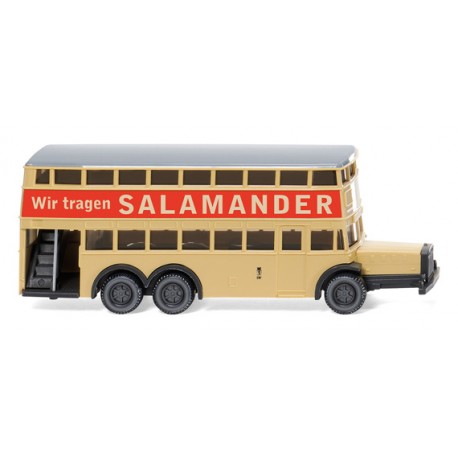 Berlin double-decker bus D 38 "Salamander". WIKING 097303