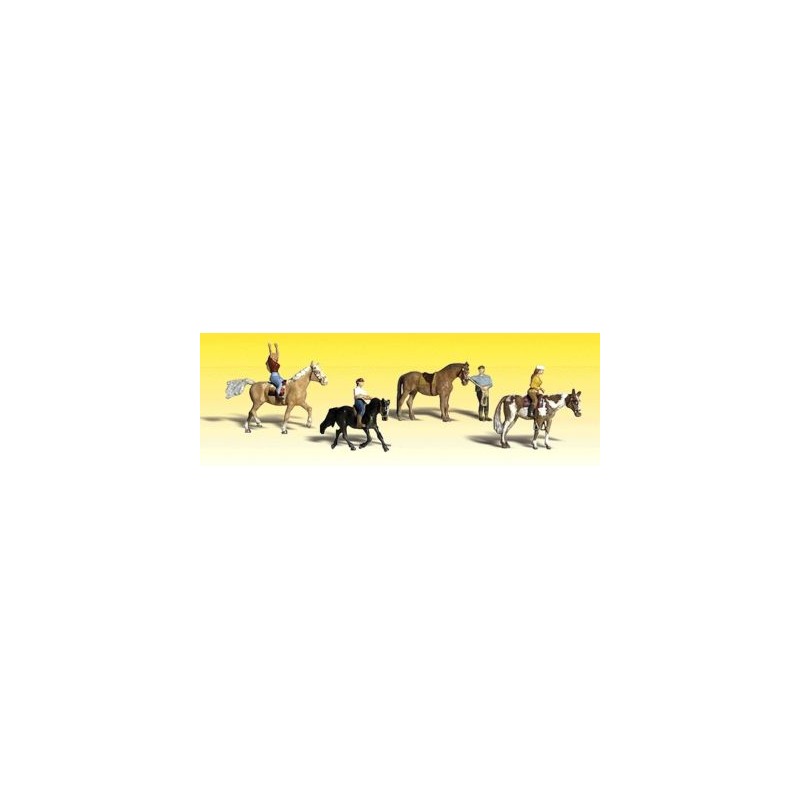 Montando a caballo. WOODLAND SCENICS A2159