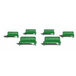 Park benches.