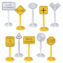 Panneaux de signalisation.