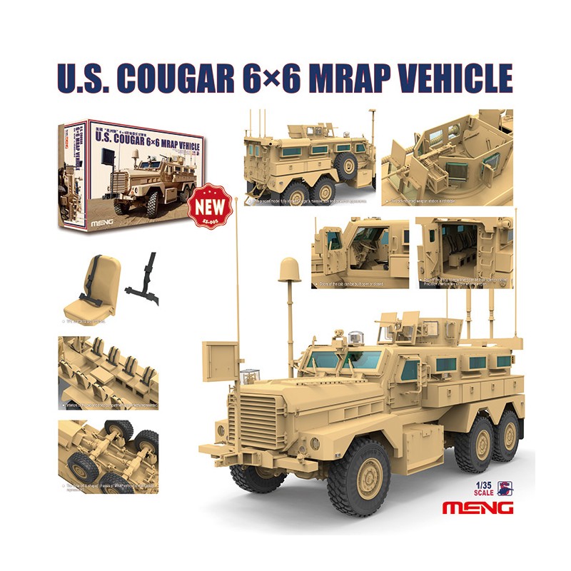 Vehículo Cougar 6x6. MENG SS-005