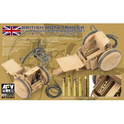 Rotatrailer británico con munición. AFV CLUB 35264