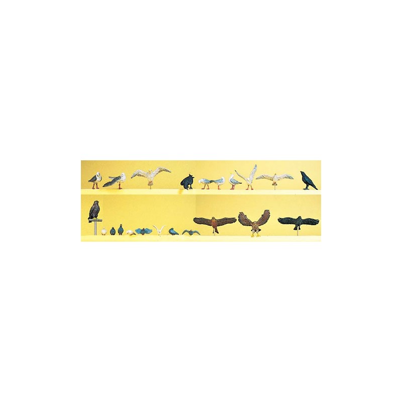 Assorted birds. PREISER 10169