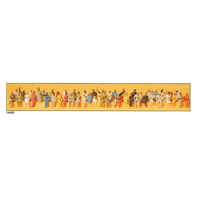 48 figuras sentadas. PREISER 14400