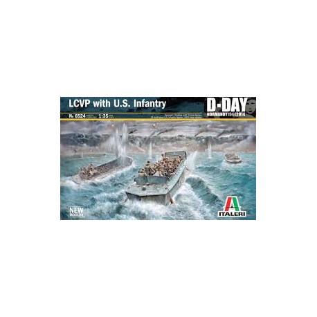 LCVP with US infantry. ITALERI 6524