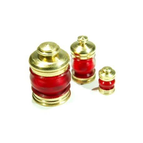Lamp, red (x3). RB 071-06