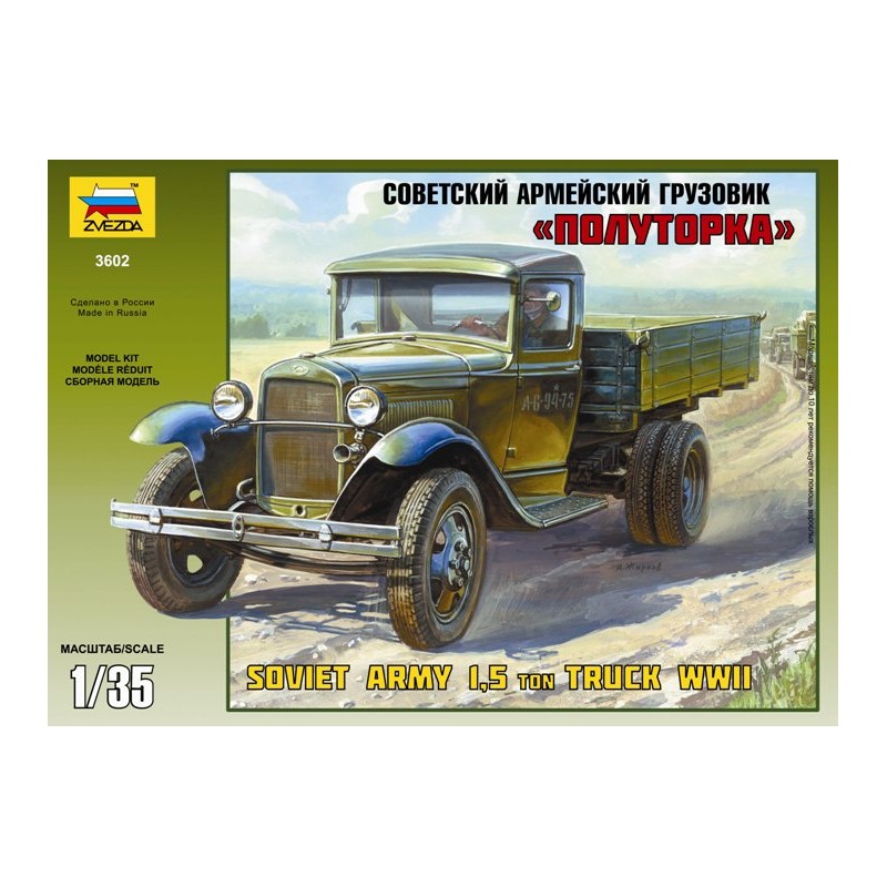 Camión soviético 1,5 toneladas. ZVEZDA 3602