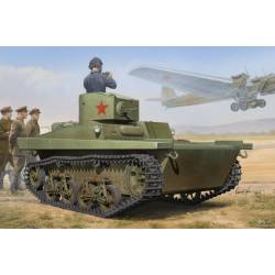 Tanque leve soviético T-37A (Izhorsky).