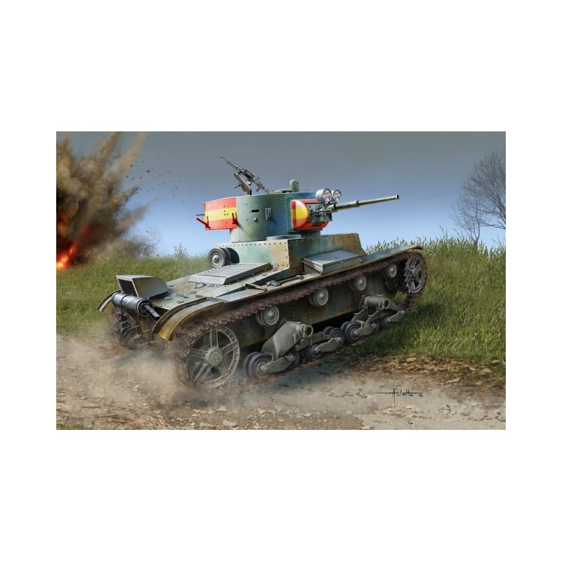 Tanque ligero T-26, Guerra Civil Española. HOBBY BOSS 83810