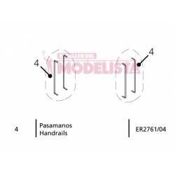 Handrails for 7702 RENFE. ELECTROTREN ER2761/04