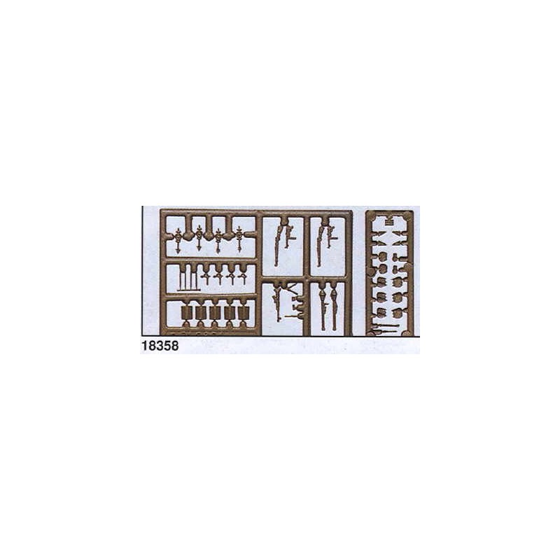 Military accessories. PREISER 18358 Military accessories. PREISER 18358