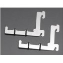 Two aluminium support points (x2). TRAIN SAFE TBA-H0 Two aluminium support points (x2). TRAIN SAFE TBA-H0