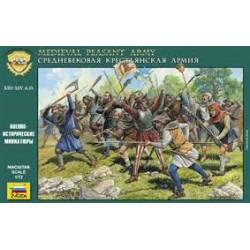 Medieval peasant army.