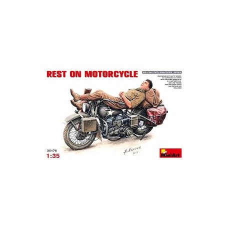 Rest on motorcycle. MINIART 35176