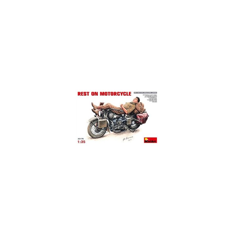 Rest on motorcycle. MINIART 35176