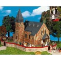 Set Iglesia y muro de piedra. KIBRI 39766