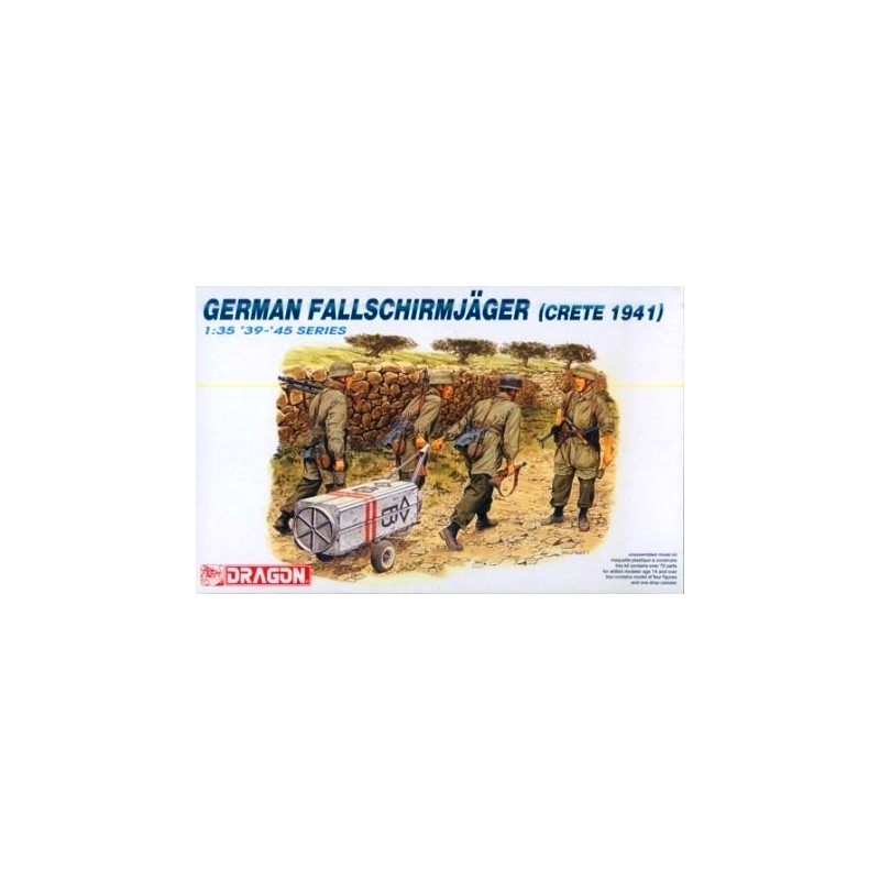 Paracaidistas alemanes, Creta 1941. DRAGON 6070