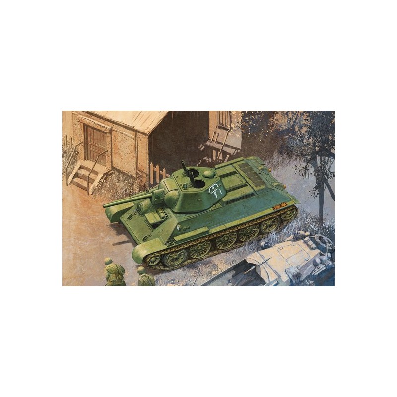 T-34/76 Mod.1942 con torreta hexagonal. DRAGON 6424