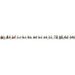 30 Figuren ohne Beine.