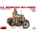 US motorcycle with rider. MINIART 35172