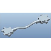 Set de 10 enganches de barra manguera, 20mm. MFTRAIN 83034