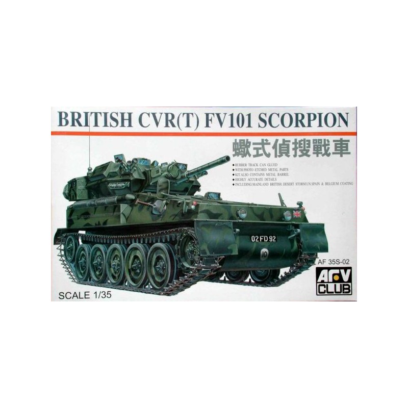 Tanque ligero CVR(T) FV101 Scorpion. AFV CLUB 35S02