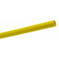 Tubo termorretractil de 1,22 mm, amarillo.