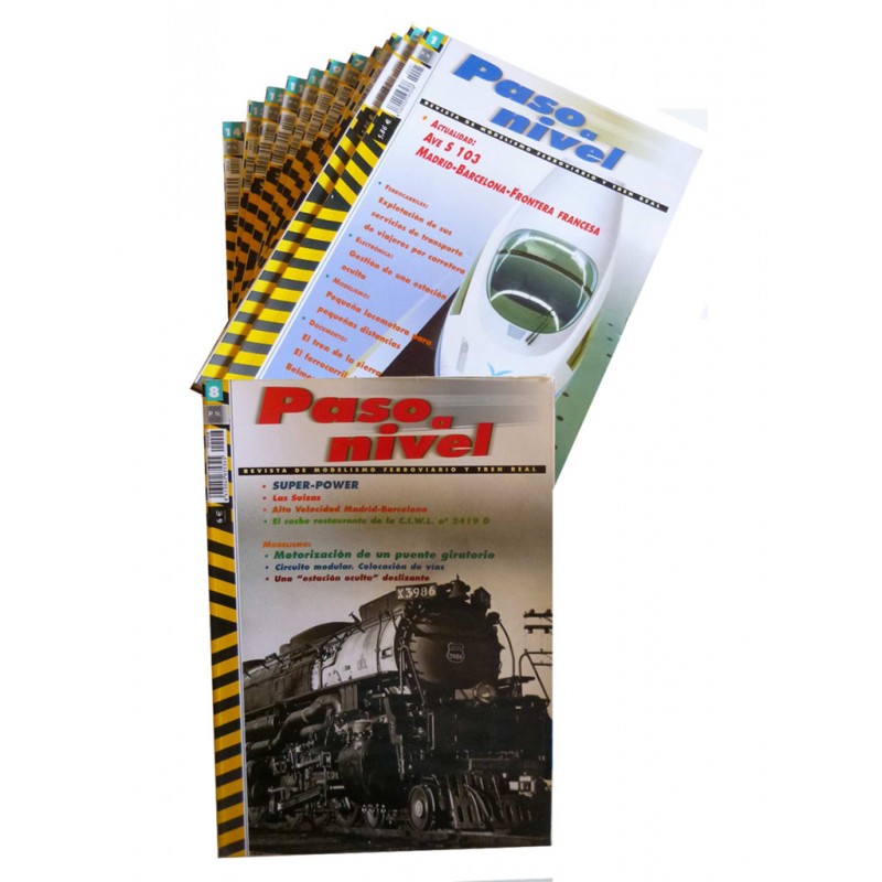 Revista Paso a Nivel. Colección de 14 números Revista Paso a Nivel. Colección de 14 números